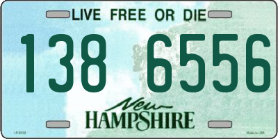 NH license plate 1386556
