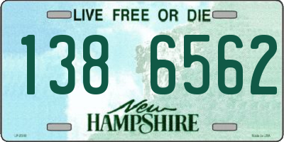NH license plate 1386562