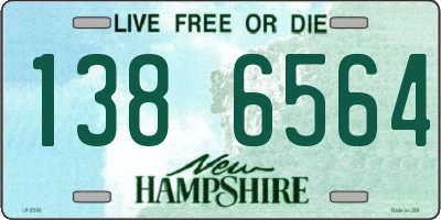 NH license plate 1386564