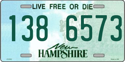 NH license plate 1386573