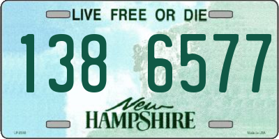 NH license plate 1386577