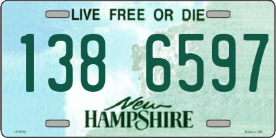 NH license plate 1386597