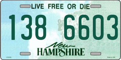 NH license plate 1386603
