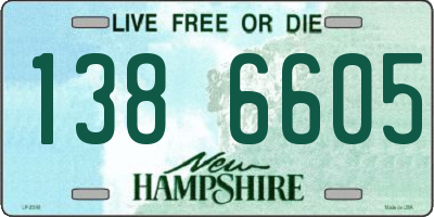 NH license plate 1386605