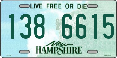NH license plate 1386615