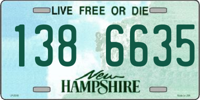 NH license plate 1386635