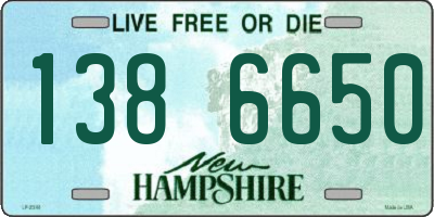 NH license plate 1386650