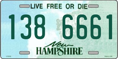 NH license plate 1386661