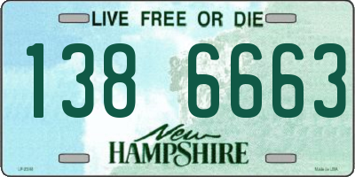 NH license plate 1386663