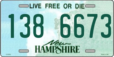 NH license plate 1386673