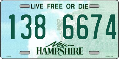 NH license plate 1386674