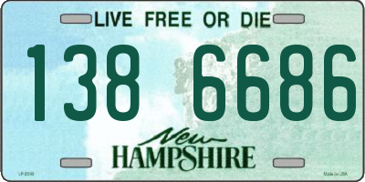 NH license plate 1386686