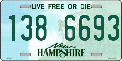 NH license plate 1386693