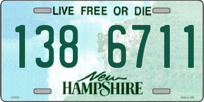 NH license plate 1386711