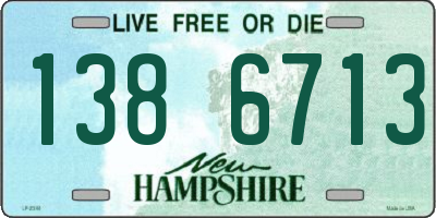 NH license plate 1386713