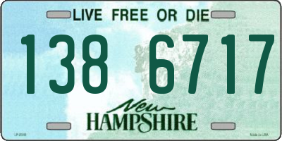 NH license plate 1386717