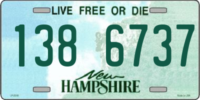 NH license plate 1386737