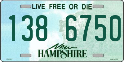 NH license plate 1386750