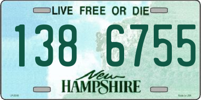 NH license plate 1386755