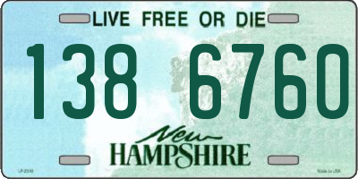 NH license plate 1386760
