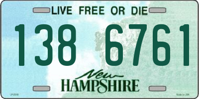 NH license plate 1386761