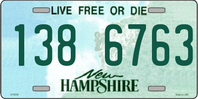 NH license plate 1386763