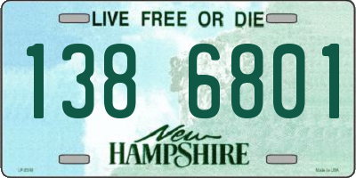 NH license plate 1386801