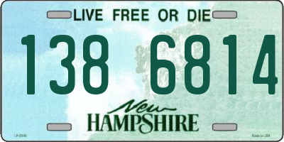 NH license plate 1386814