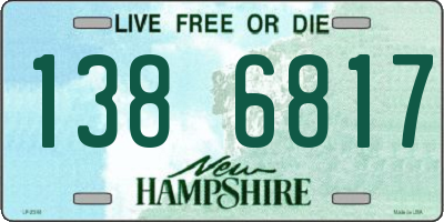 NH license plate 1386817
