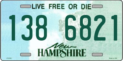 NH license plate 1386821