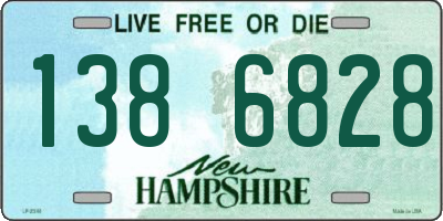 NH license plate 1386828