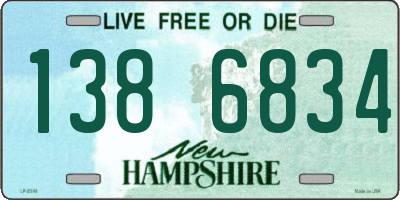 NH license plate 1386834