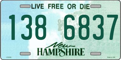 NH license plate 1386837
