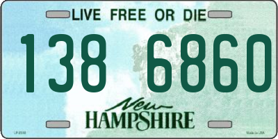 NH license plate 1386860