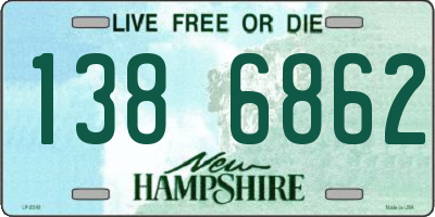 NH license plate 1386862