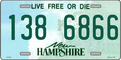 NH license plate 1386866