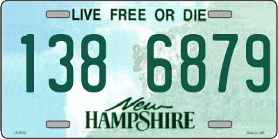 NH license plate 1386879