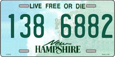 NH license plate 1386882
