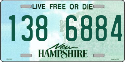 NH license plate 1386884
