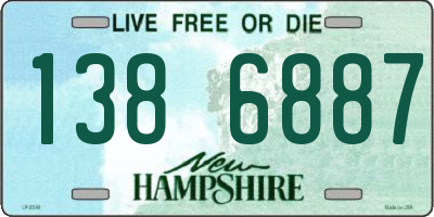 NH license plate 1386887