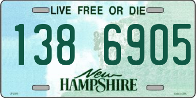 NH license plate 1386905