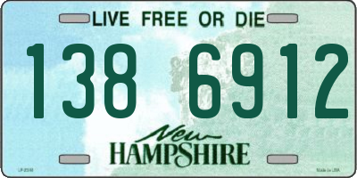 NH license plate 1386912