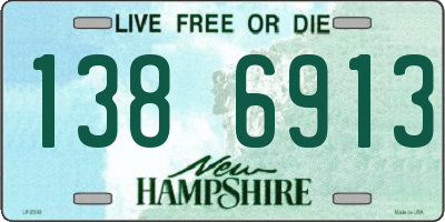 NH license plate 1386913