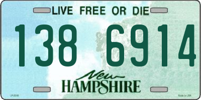 NH license plate 1386914