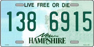 NH license plate 1386915
