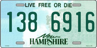 NH license plate 1386916