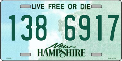 NH license plate 1386917