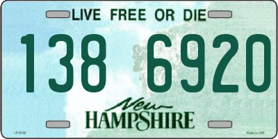 NH license plate 1386920