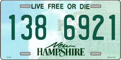 NH license plate 1386921