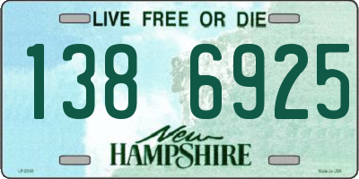 NH license plate 1386925